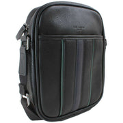 Ted Baker Keiigan Striped Flight Bag - Black