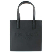 Ted Baker Seacon Crosshatch Small Icon Tote Bag - Black