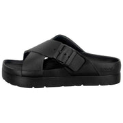 Totes SOLBOUNCE Bounce Sandalen met gekruiste gesp aan de voorkant - Zwart