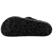 Totes SOLBOUNCE Bounce Sandalen met gekruiste gesp aan de voorkant - Zwart