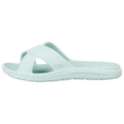 Totes SOLBOUNCE Bounce Cross Strap Sliders - Mint Green