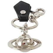 Vivienne Westwood 3D Orb Keyring - Black/Silver