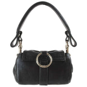 Vivienne Westwood Hazel Supple Leather Treasure Bag Charm/Key Ring - Black