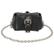 Vivienne Westwood Hazel Supple Leather Treasure Bag Charm/Key Ring - Black