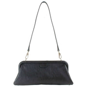 Vivienne Westwood Jane Supple Leather Frame Purse Bag - Black
