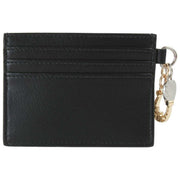 Vivienne Westwood Smooth Card Holder with Charms - Black
