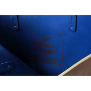 Vivienne Westwood Studio Shopper Handbag - Tan/Red/Blue