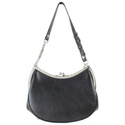 Vivienne Westwood Sac à main en cuir souple Charm Frame Purse - Noir