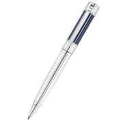 Waldmann Pens Commander 23 Ballpoint Pen - Silver/Metallic Midnight Blue