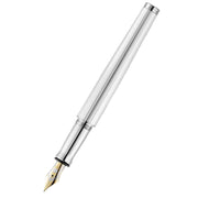 Waldmann Pens Tapio 18ct Gold Nib Fountain Pen - Silver