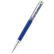 Waldmann Pens Xetra Vienna Special Edition Rollerball Pen - Blue/Silver