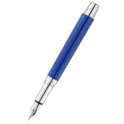 Waldmann Pens Xetra Vienna Special Edition Steel Nib Fountain Pen - Blue/Silver