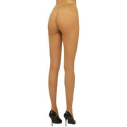 Wolford Individual Ultra Sheer 10 Denier Tights - Caramel Beige