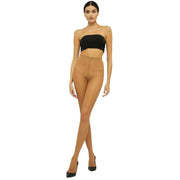 Wolford Individual Ultra Sheer 10 Denier Tights - Caramel Beige