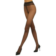 Wolford Individual Ultra Sheer 10 Denier Tights - Nearly Black