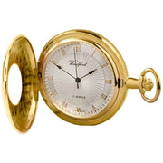 Woodford Half Hunter Mechanical Pocket Watch - Gold