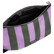 WOUF Niza Half Moon Crossbody Bag - Green/Purple