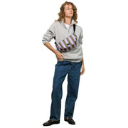 WOUF Niza Half Moon Crossbody Bag - Green/Purple