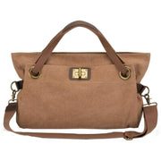 ZEDE Pont Des Arts Cross Body Bag - Camel Brown