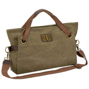 ZEDE Pont Des Arts Cross Body Bag - Olive Green