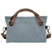 ZEDE Pont Des Arts Medium Cross Body Bag - Blue Grey