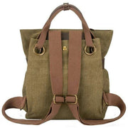 ZEDE Pont Des Arts Small Backpack - Olive Green