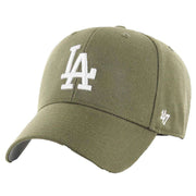 47 Brand MVP MLB Los Angeles Dodgers Cap - Sandlewood Green/White