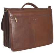 Ashwood Leather Chelsea Veg Tan Compatible Laptop Briefcase - Chestnut