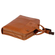 Ashwood Leather Folding Suit Carrier - Tan