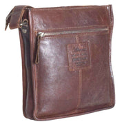 Ashwood Leather Stratford Milled VT Medium A4 Body Bag - Tan