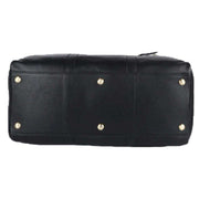 Ashwood Leather Travel Holdall - Black