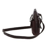 Ashwood Leather Windmere Small Waxy Leather Messenger Bag - Brown