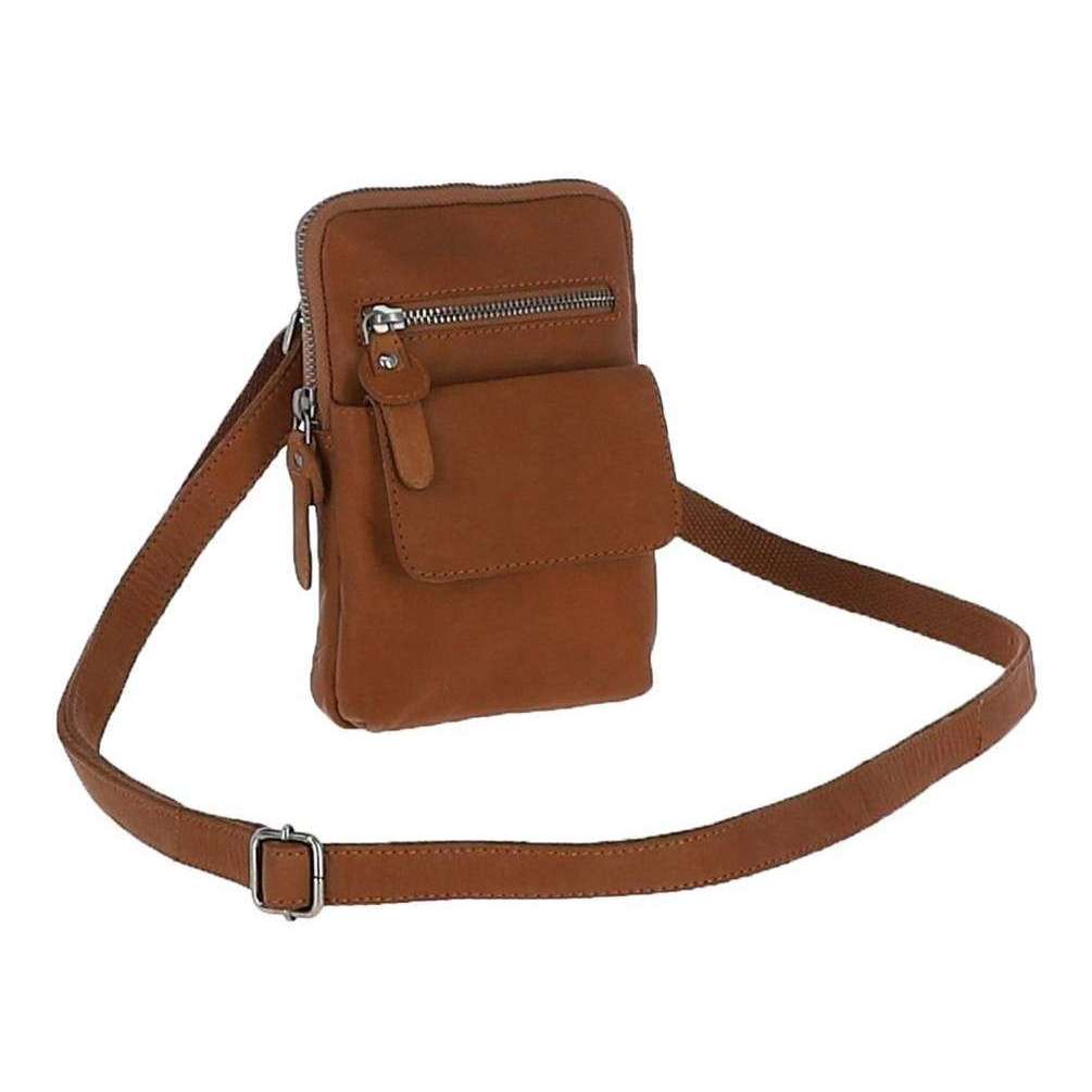 Ashwood Brown Leather Adjustable Strap Crossbody Shoulder Bag Small Purse