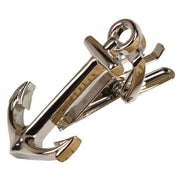 Bassin and Brown Anchor Tie Bar - Silver