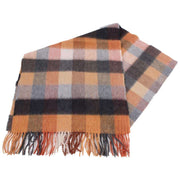 Bassin and Brown Bailey 1 Large Check Wool Scarf - Brown/Charcoal
