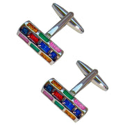 Bassin and Brown Barrelled Cufflinks - Multi-colour