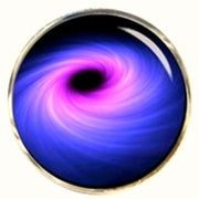 Bassin and Brown Black Hole Cufflinks - Navy/Blue/Purple