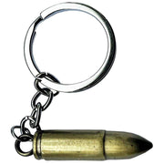 Bassin and Brown Bullet Key Ring - Antique Bronze