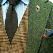 Bassin and Brown Fountain Pen Lapel Pin - Silver