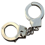 Bassin and Brown Handcuffs Key Ring - Silver