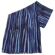 Bassin and Brown Herbarium Abstract Cotton Scarf  - Blue/Lilac/Sky