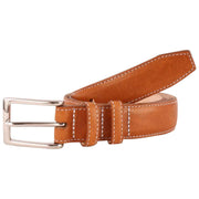 Bassin and Brown Leather Belt - Tan