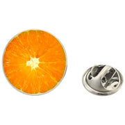 Bassin and Brown Orange Fruit Jacket Lapel Pin - Orange
