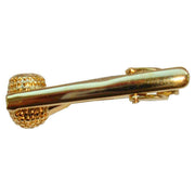 Bassin and Brown Smoking Pipe Tie Bar - Gold