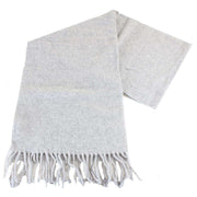 Bassin and Brown Southall Plain Wool Scarf - Grey