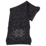 Bassin and Brown Temple Snowflake Wool Scarf - Grey