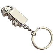 Bassin and Brown Truck Key Ring - Silver