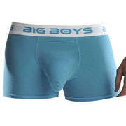 Big Boys Boxer Briefs - Cyan Blue
