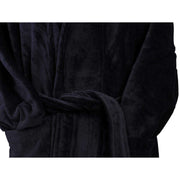 Bown of London Baron Cotton Velour Dressing Gown - Navy