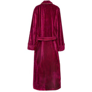 Bown of London Duchess Plain Velour Dressing Gown - Claret Burgundy